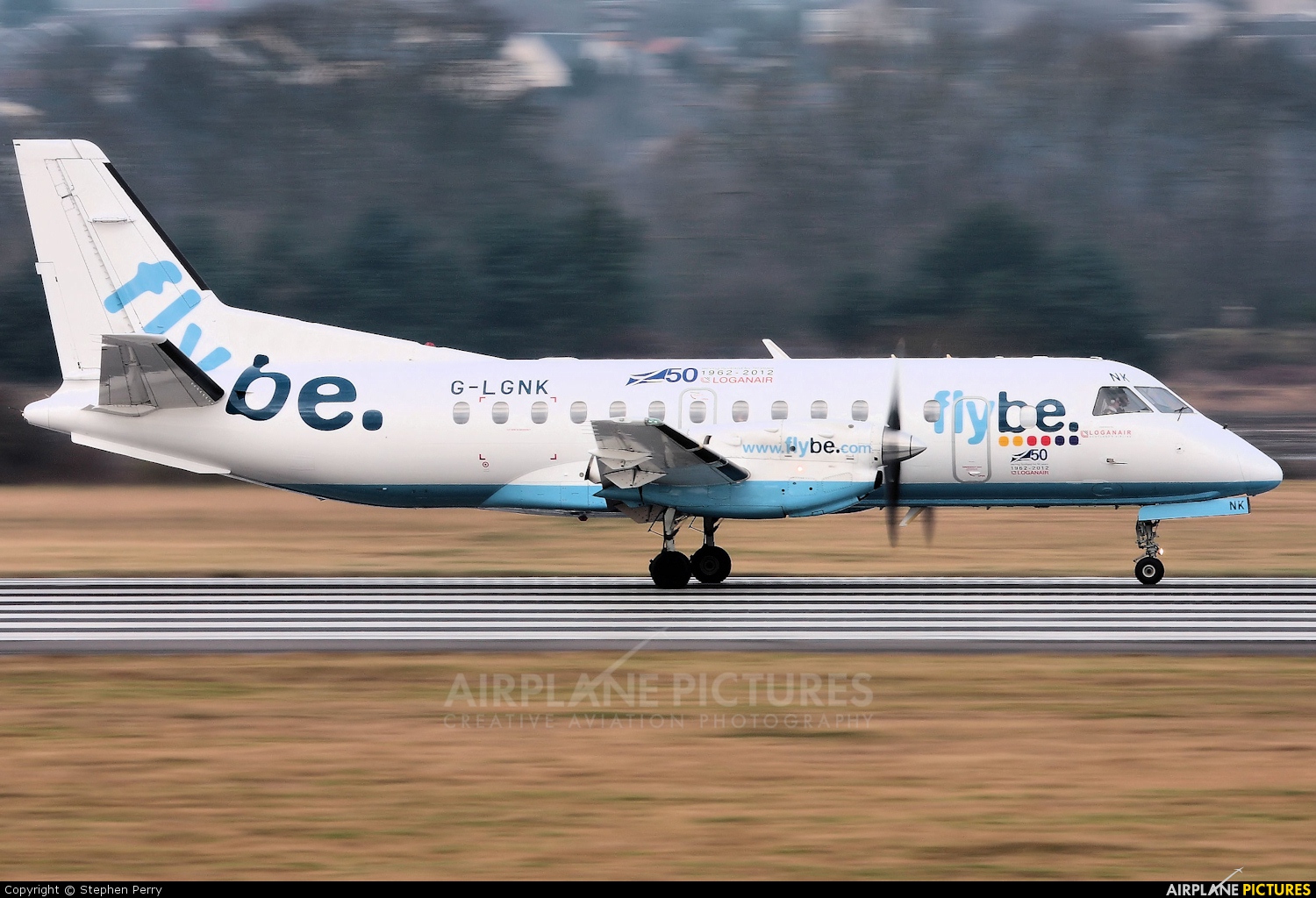 FlyBe - Loganair G-LGNK aircraft at Edinburgh