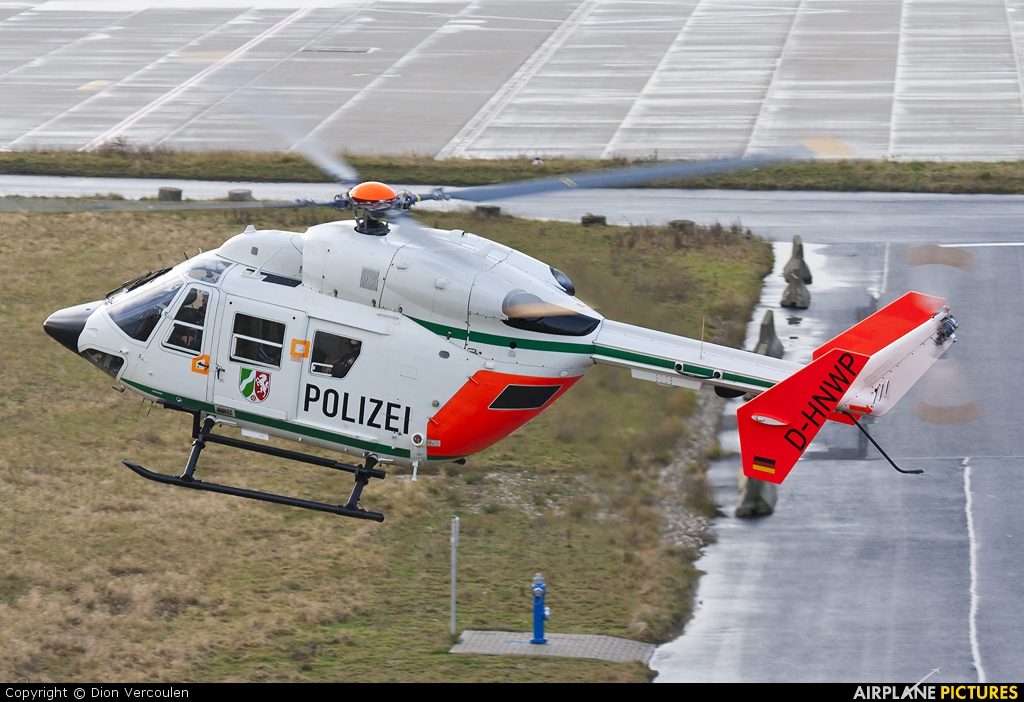 Germany - Police D-HNWP aircraft at Düsseldorf