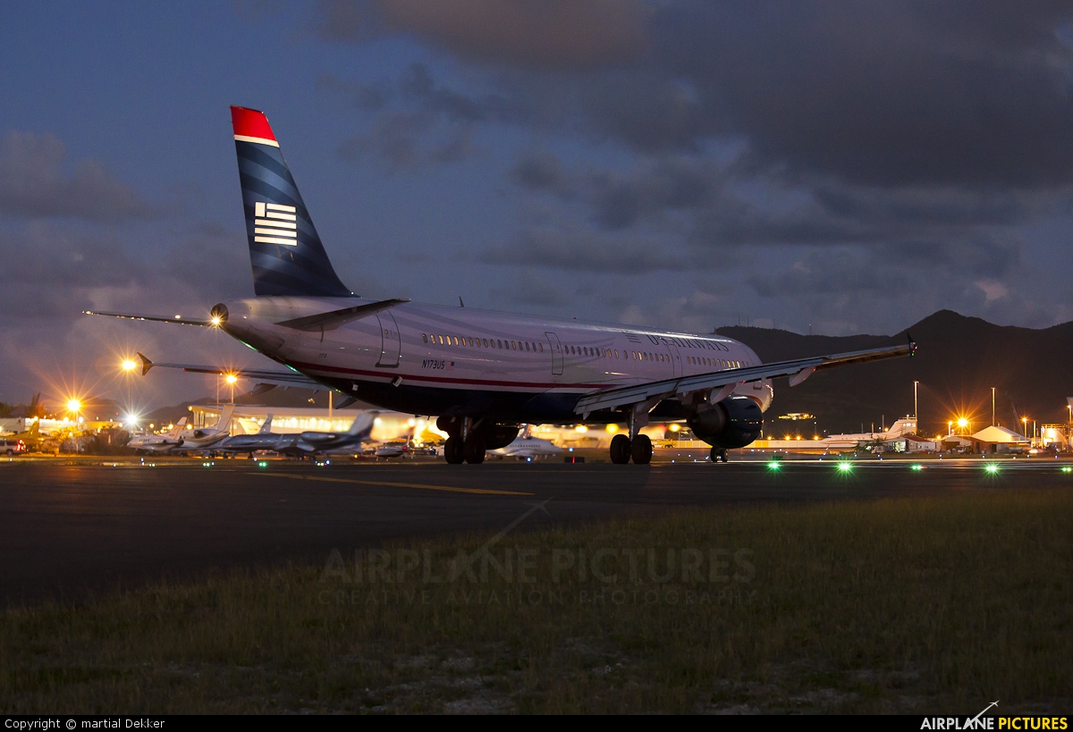 US Airways N173US aircraft at Sint Maarten - Princess Juliana Intl
