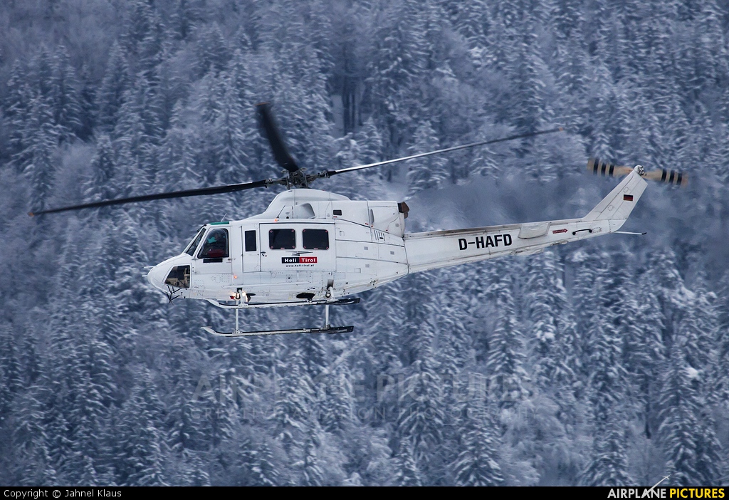 Heli Austria D-HAFD aircraft at Innsbruck