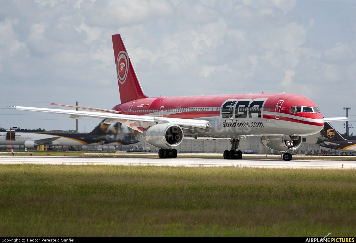 Santa Barbara Airlines YV450T aircraft at Miami Intl