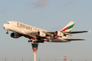A6-EDG - Emirates Airlines Airbus A380 aircraft