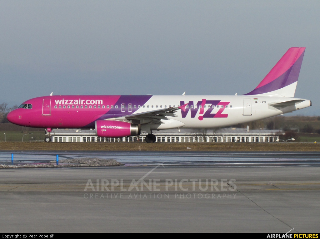 Wizz Air HA-LPQ aircraft at Prague - Václav Havel