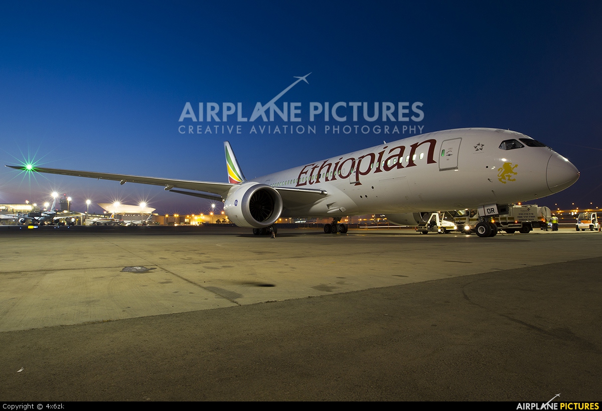 Ethiopian Airlines ET-AOR aircraft at Tel Aviv - Ben Gurion