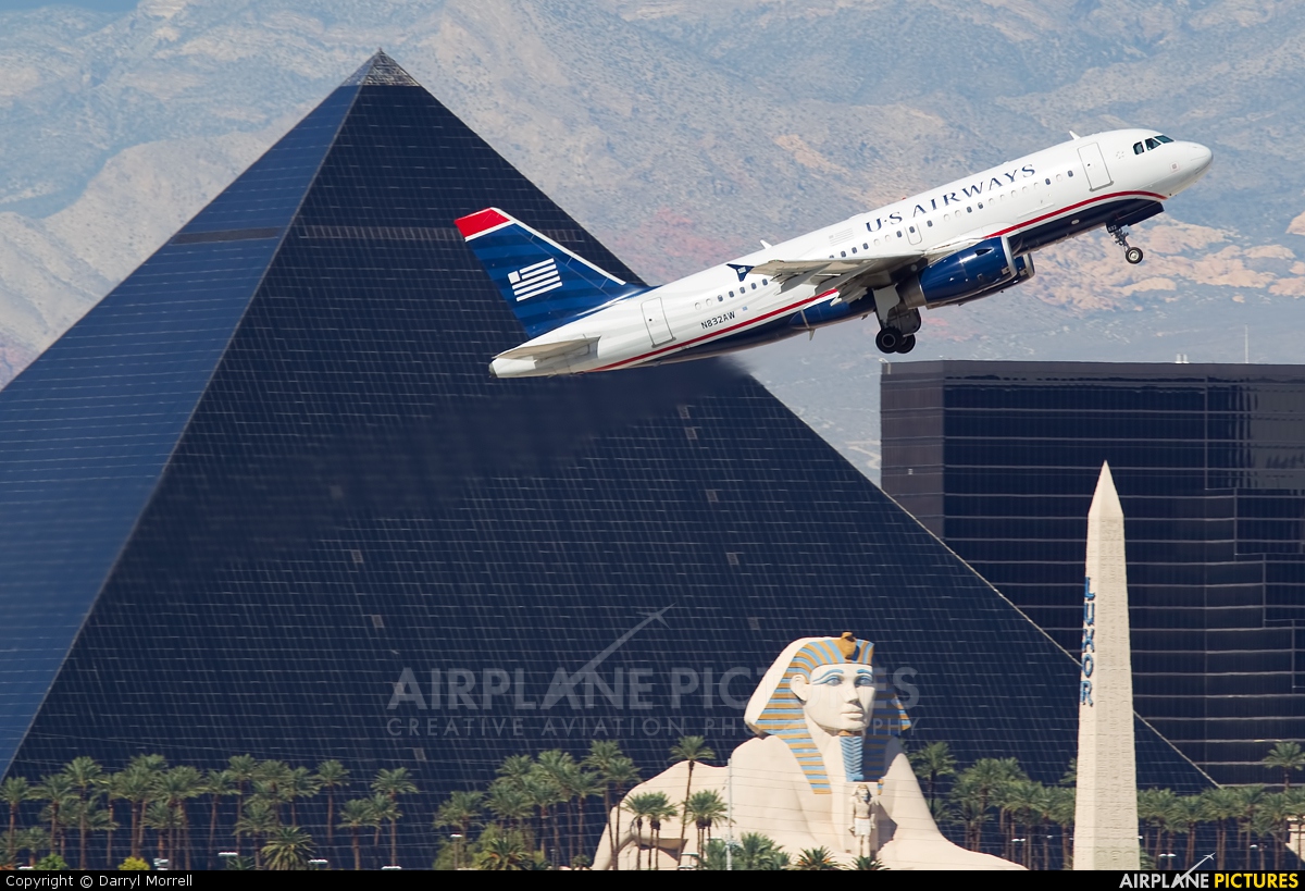 US Airways N832AW aircraft at Las Vegas - McCarran Intl