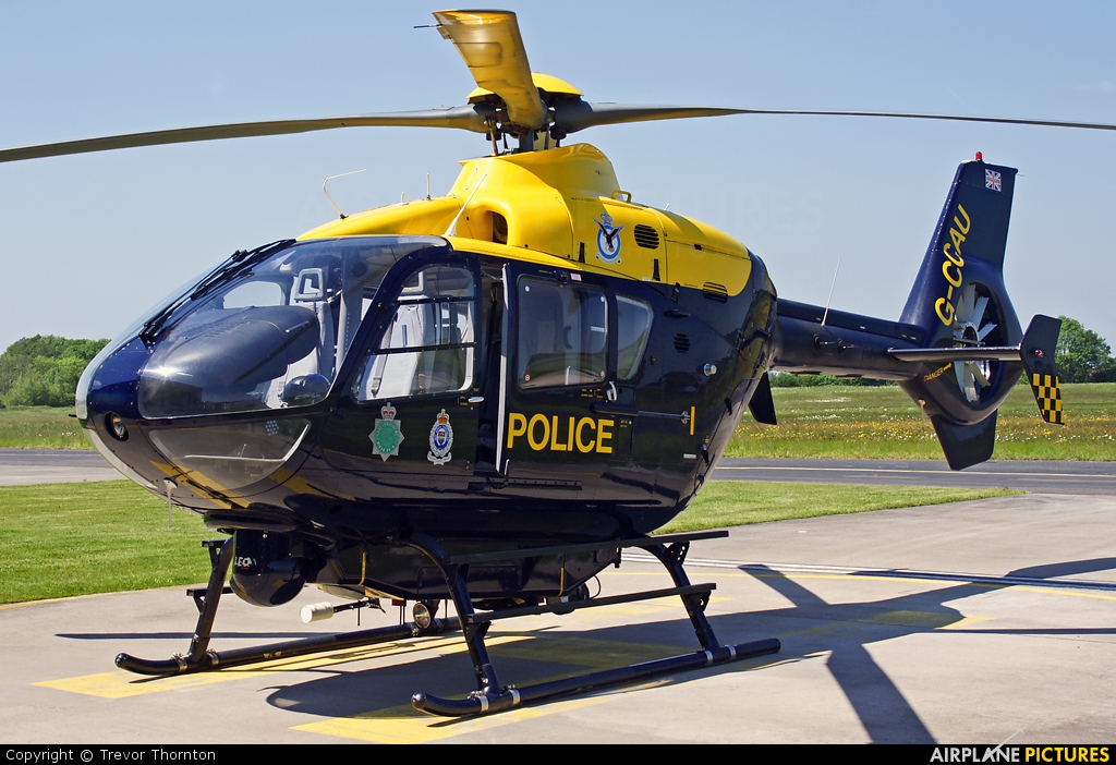 UK - Police Services G-CCAU aircraft at Wolverhampton - Halfpenny Green
