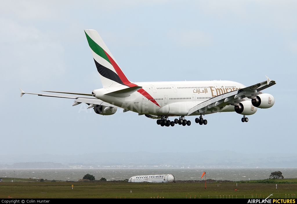 Emirates Airlines A6-EDY aircraft at Auckland Intl