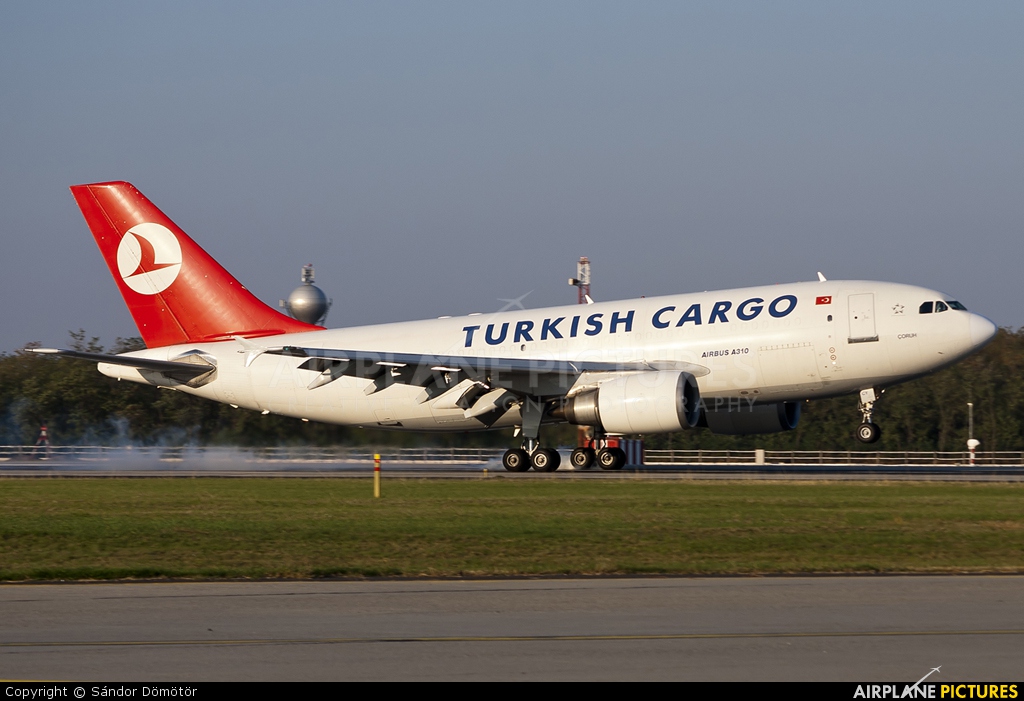 Turkish Cargo TC-JCY aircraft at Budapest Ferenc Liszt International Airport