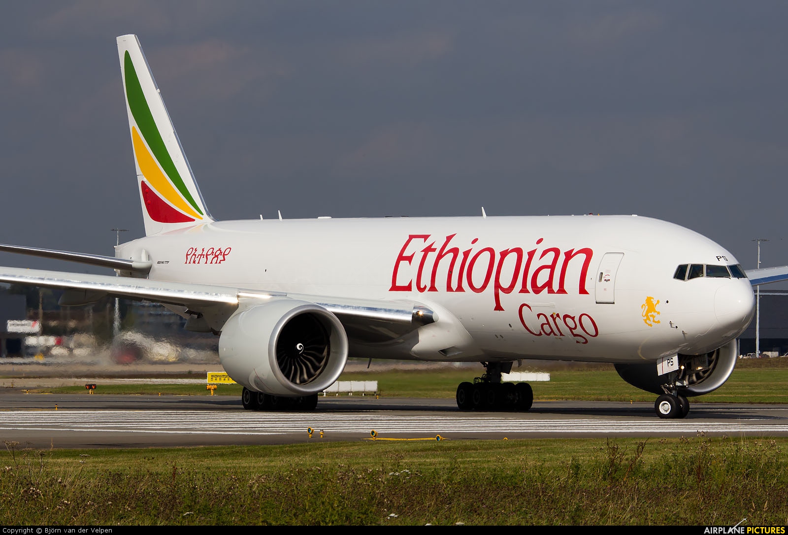 Ethiopian Cargo ET-APS aircraft at Liège-Bierset