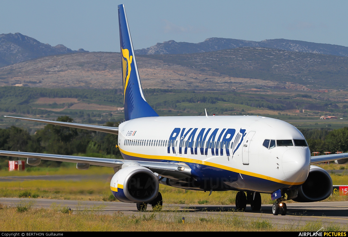 Ryanair EI-EBG aircraft at Perpignan - Rivesaltes (Llabanere)