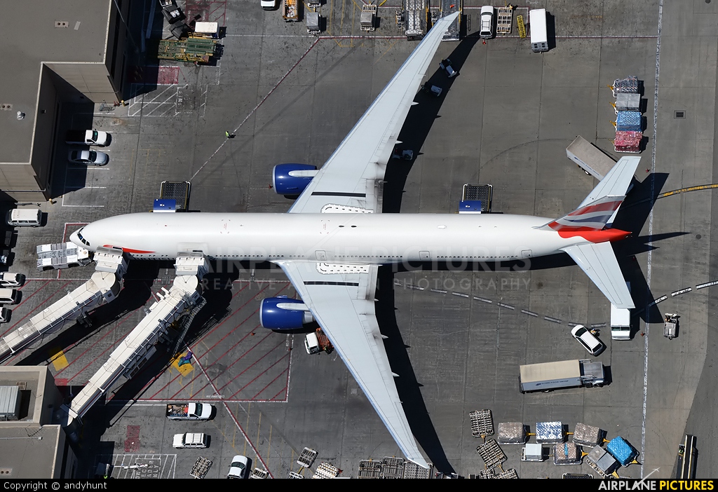 British Airways G-STBC aircraft at Los Angeles Intl