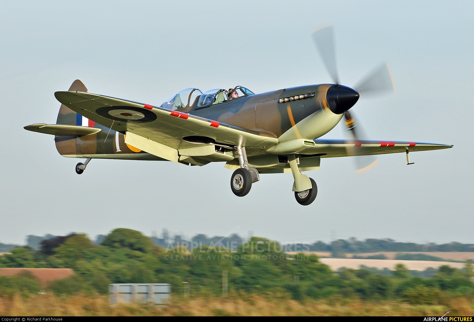 Historic Flying G-CCCA aircraft at Duxford