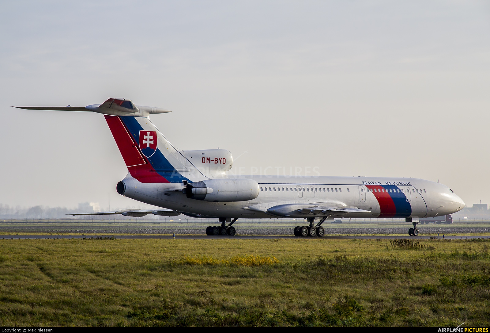 Slovakia - Government OM-BYO aircraft at Amsterdam - Schiphol