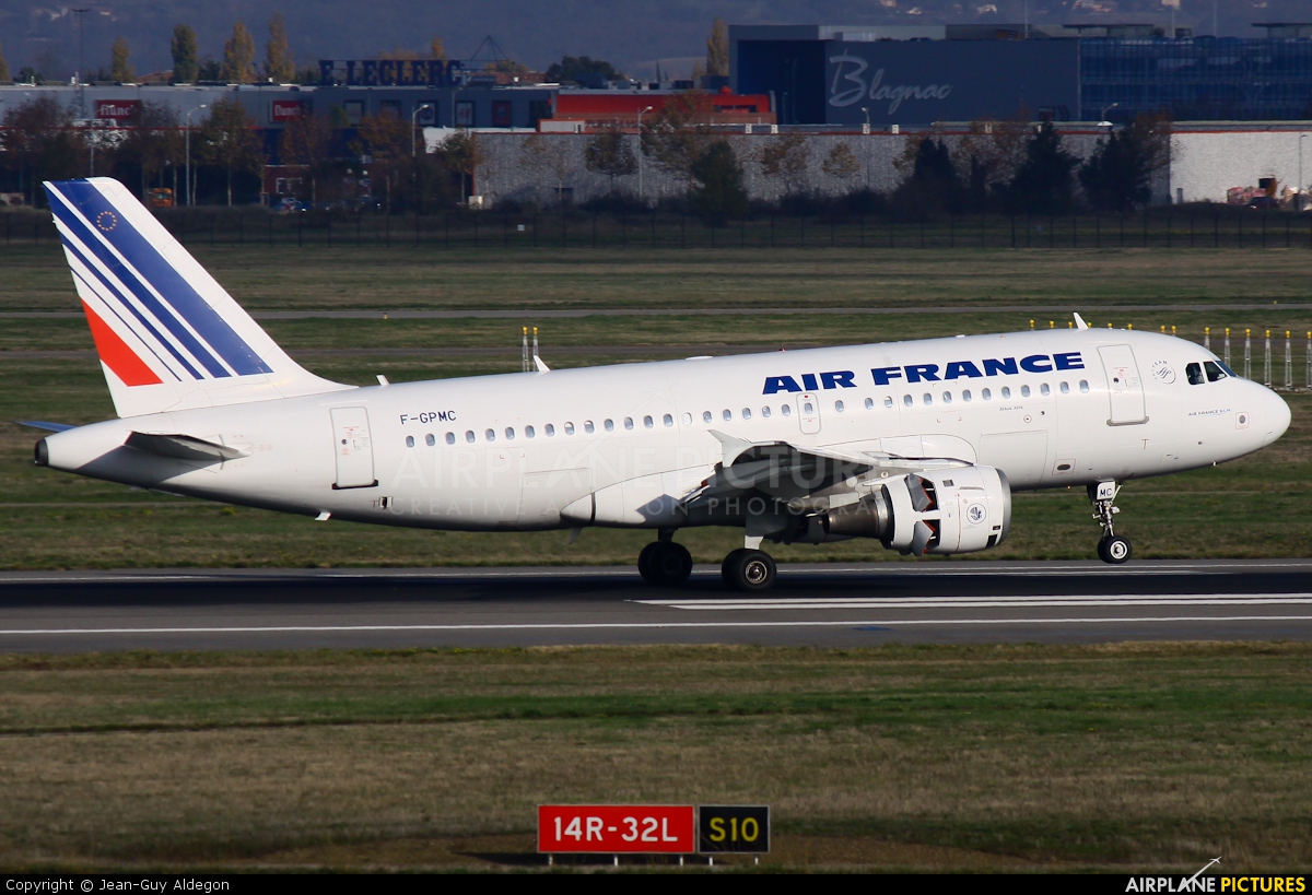 Air France F-GPMC aircraft at Toulouse - Blagnac