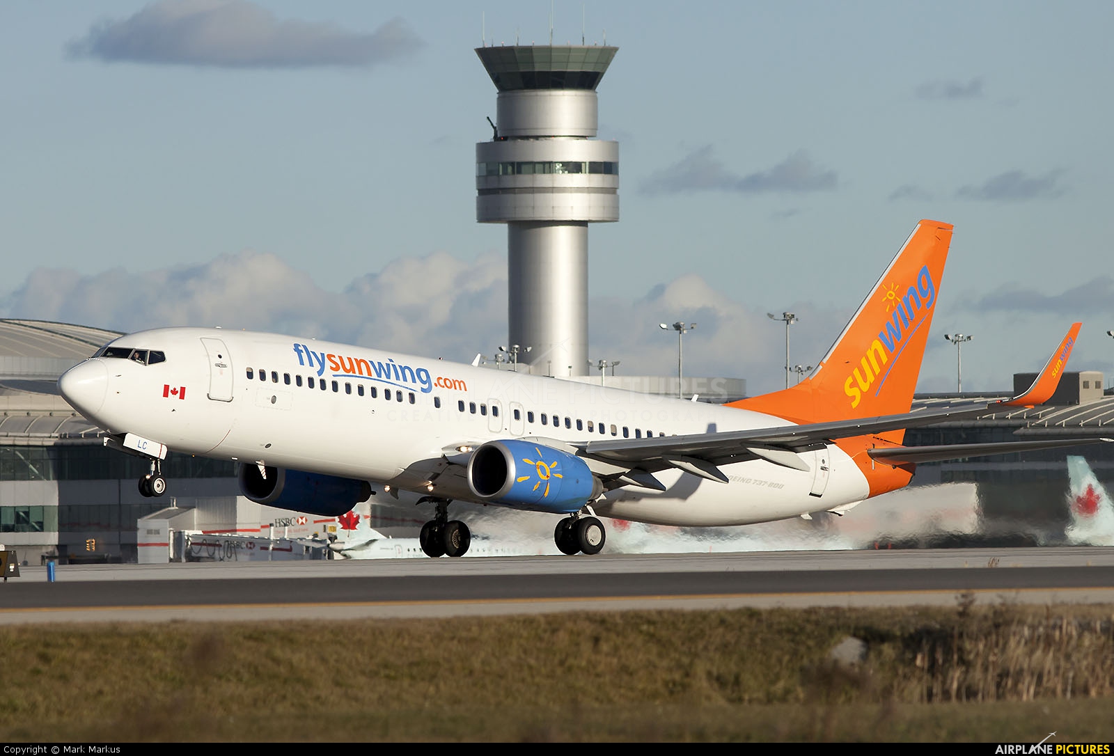 Sunwing Airlines C-FYLC aircraft at Toronto - Pearson Intl, ON