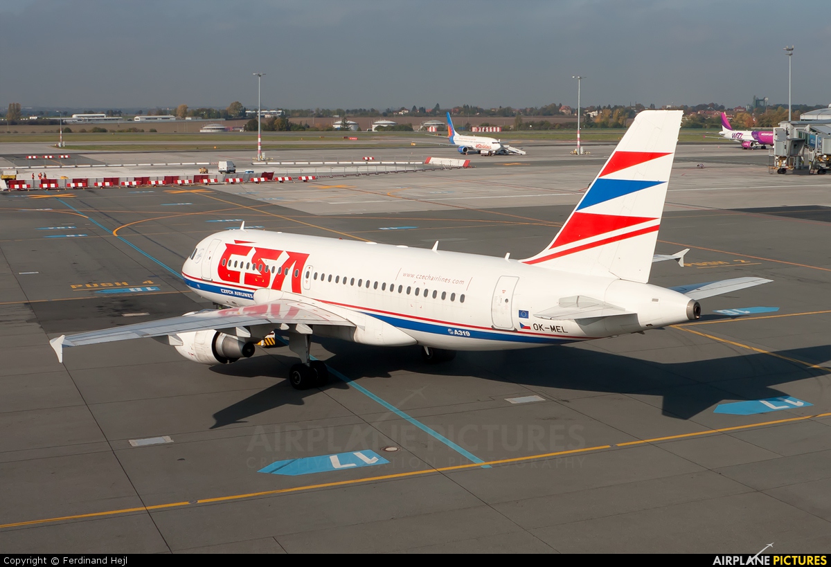 CSA - Czech Airlines OK-MEL aircraft at Prague - Václav Havel