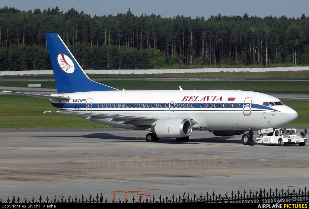 Belavia EW-290PA aircraft at Minsk Intl