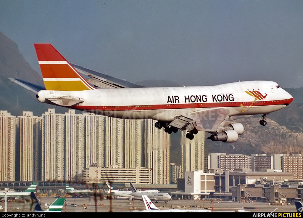 Air Hong Kong VR-HKN aircraft at HKG - Kai Tak Intl CLOSED