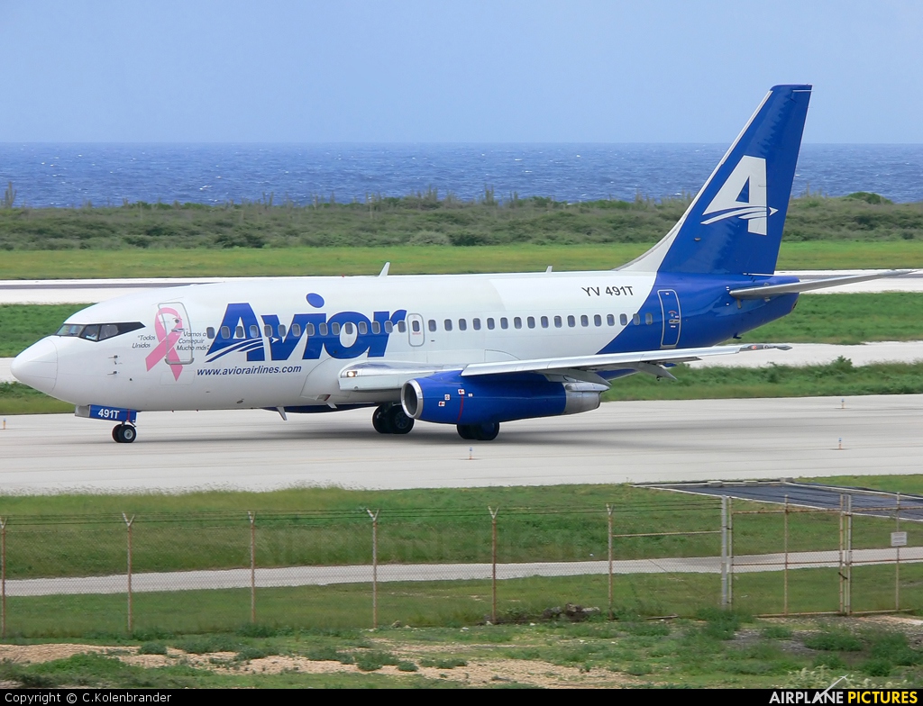 Avior Airlines YV491T aircraft at Hato / Curaçao Intl