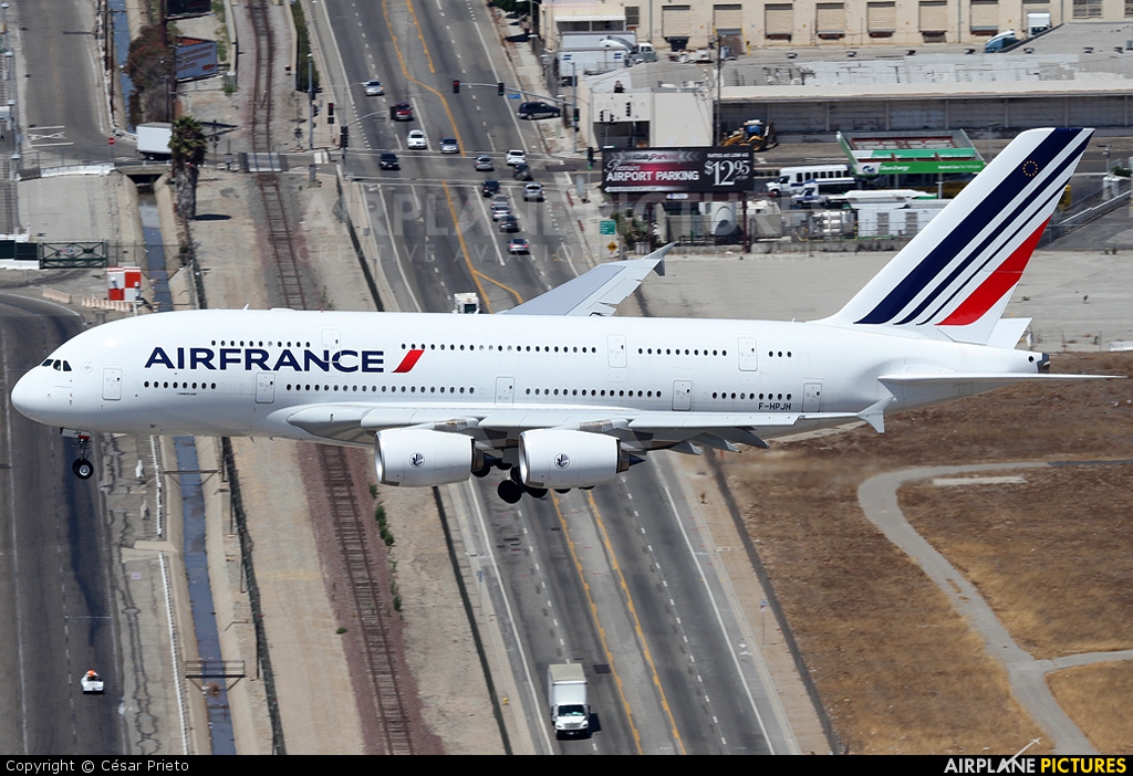 Air France F-HPJH aircraft at Los Angeles Intl