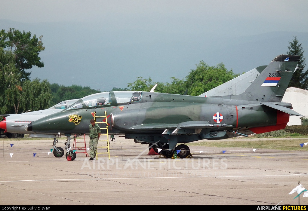 Serbia - Air Force 23730 aircraft at Nis - Konstantin Veliki 