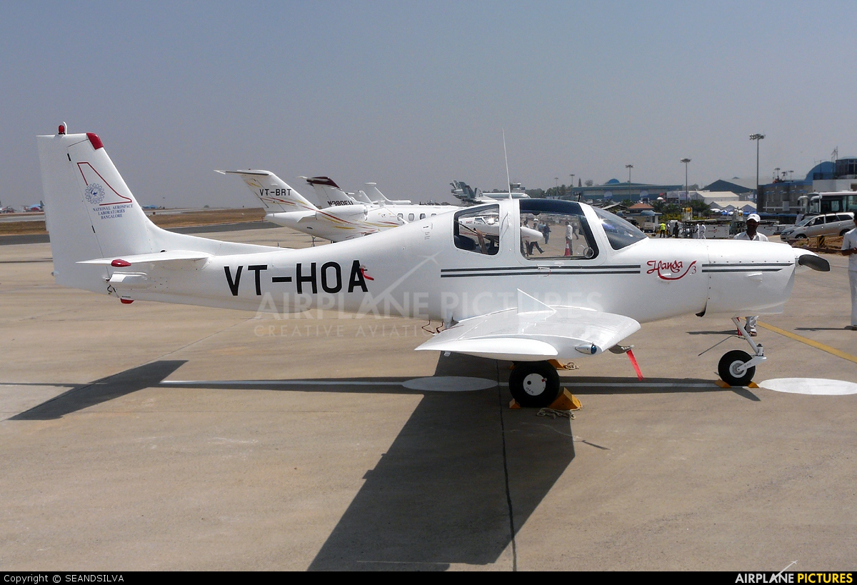 Private VT-HOA aircraft at Yelahanka AFB