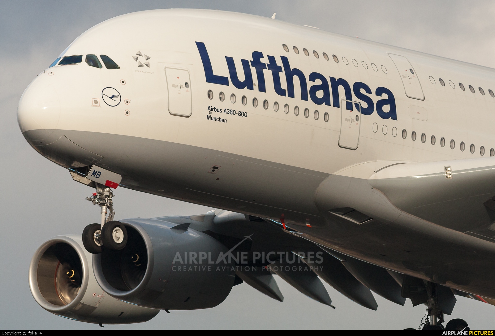 Lufthansa D-AIMB aircraft at Frankfurt