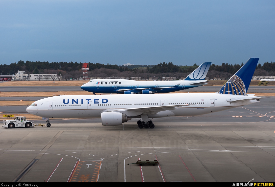 United Airlines N204UA aircraft at Tokyo - Narita Intl