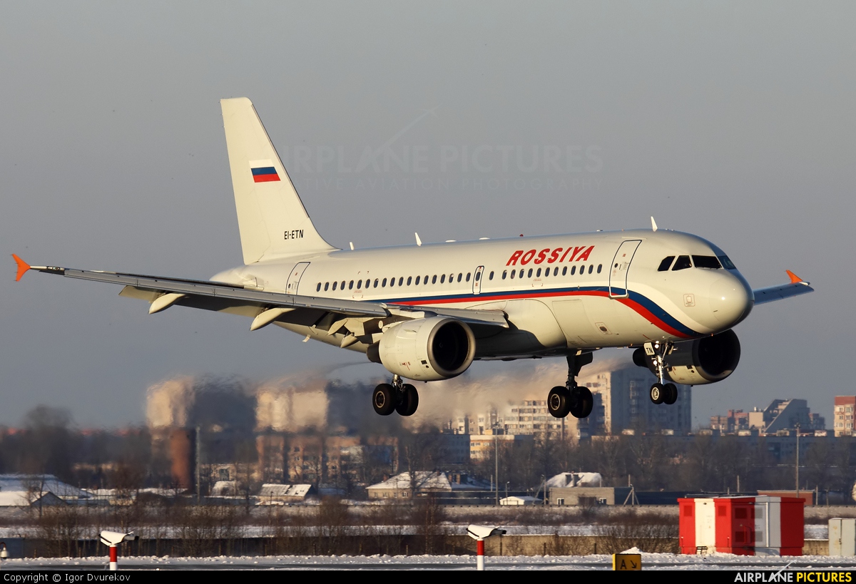 Rossiya EI-ETN aircraft at St. Petersburg - Pulkovo