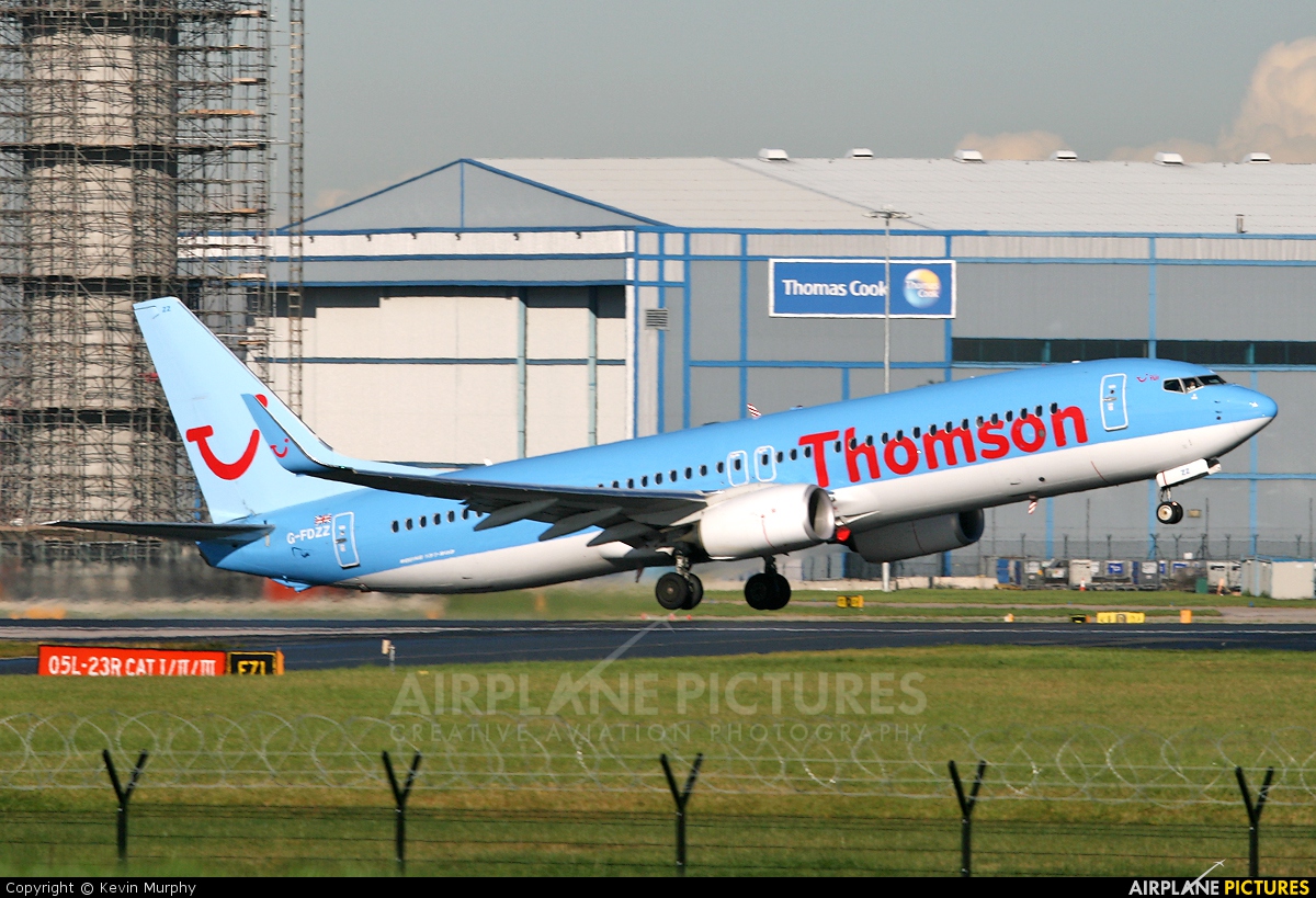 Thomson/Thomsonfly G-FDZZ aircraft at Manchester