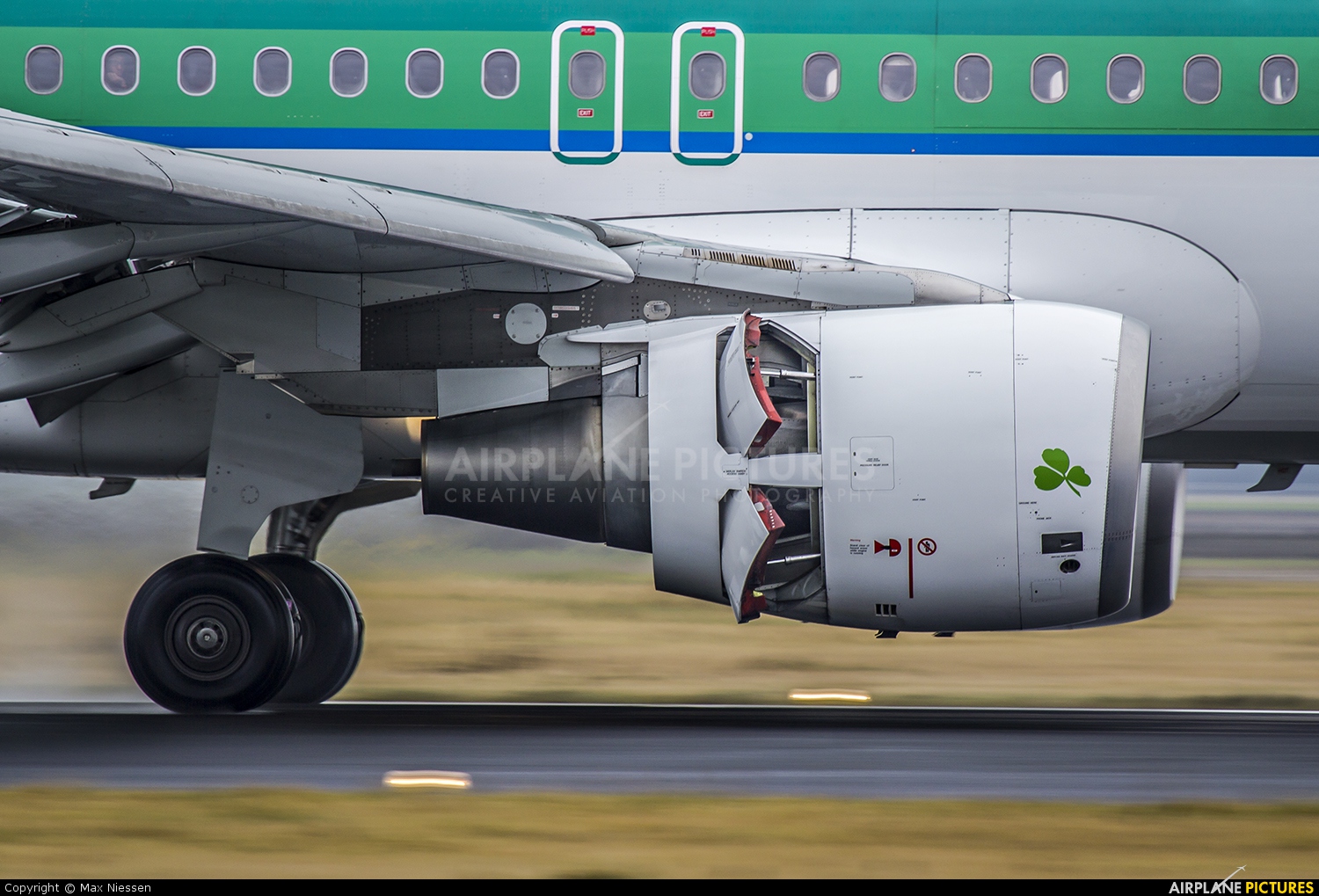 Aer Lingus EI-CVA aircraft at Amsterdam - Schiphol