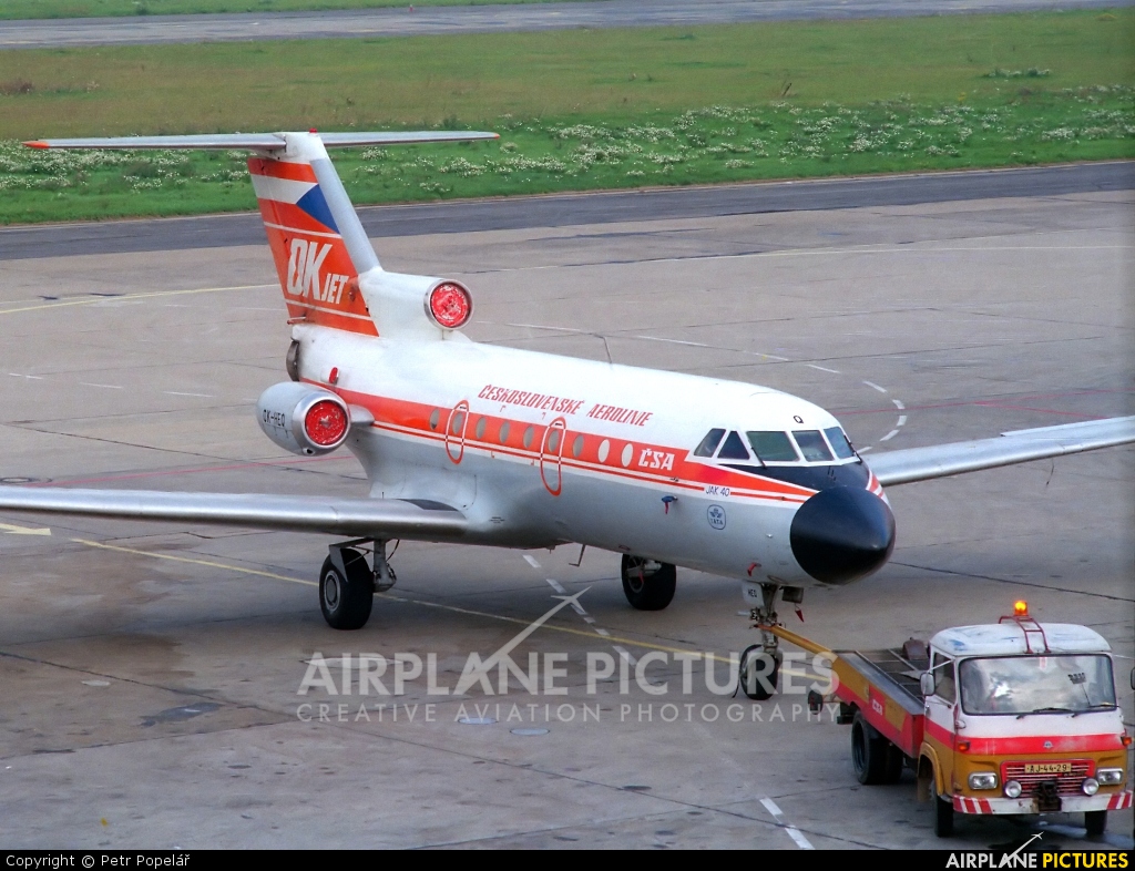 CSA - Czechoslovak Airlines OK-HEQ aircraft at Prague - Václav Havel