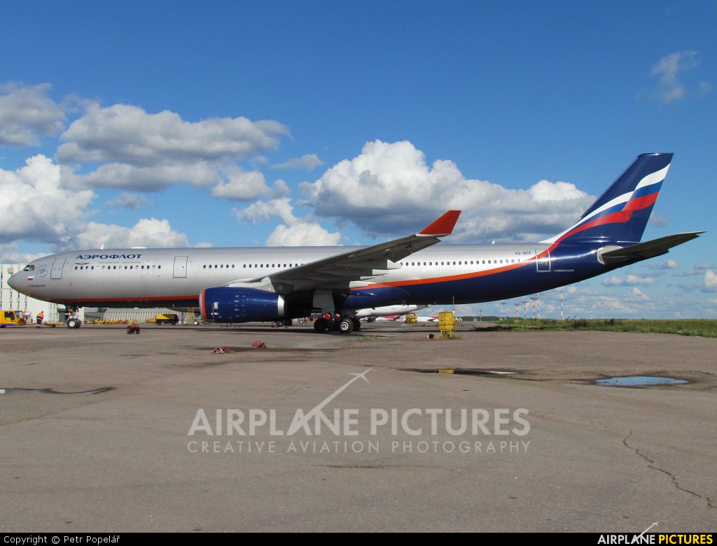 Aeroflot VQ-BEK aircraft at Moscow - Sheremetyevo