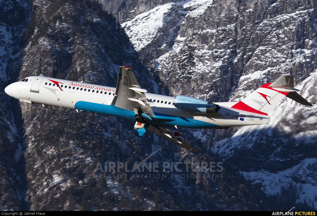 Austrian Airlines/Arrows/Tyrolean OE-LVH aircraft at Innsbruck