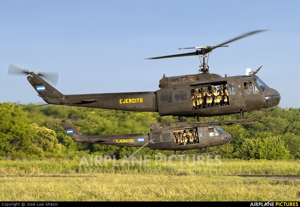 Argentina - Army AE-491 aircraft at Campo de Mayo