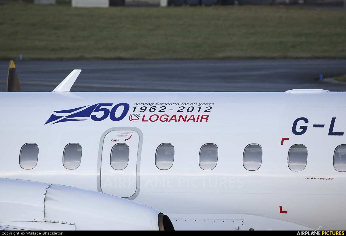FlyBe - Loganair G-LGND aircraft at Aberdeen / Dyce