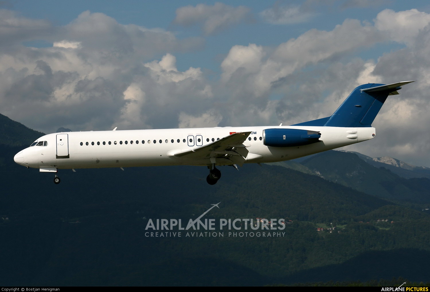 Montenegro Airlines 4O-AOM aircraft at Ljubljana - Brnik