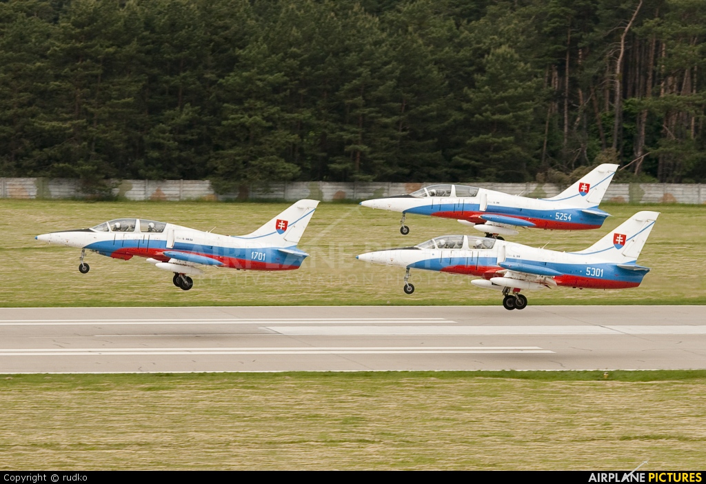 Slovakia -  Air Force 1701 aircraft at Malacky - Kuchyna