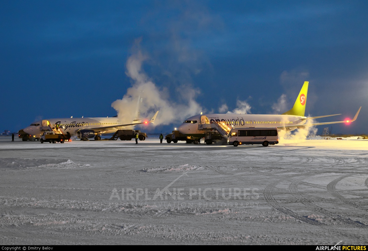 S7 Airlines VQ-BKW aircraft at Yakutsk- Tuimaada