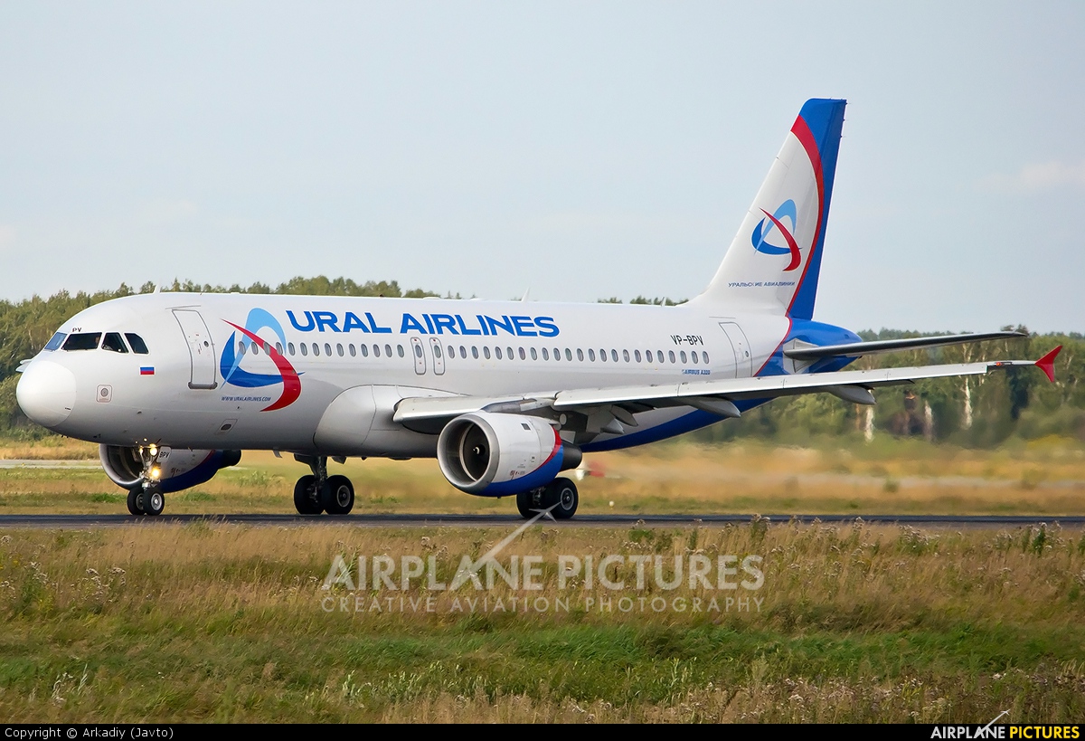 Ural Airlines VP-BPV aircraft at Koltsovo - Ekaterinburg
