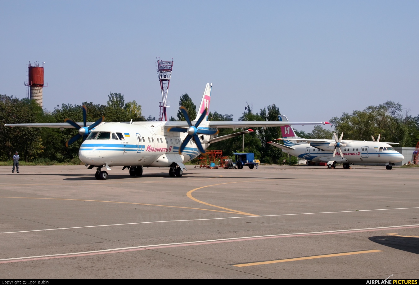 Ilyich Avia UR-14008 aircraft at Mariupol