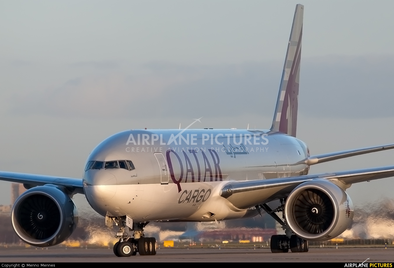 Qatar Airways Cargo A7-BFB aircraft at Amsterdam - Schiphol