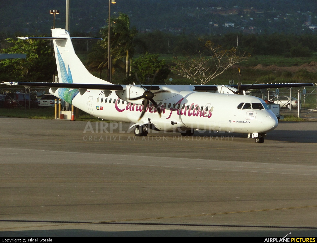 Caribbean Airlines  9Y-TTB aircraft at Piarco Intl