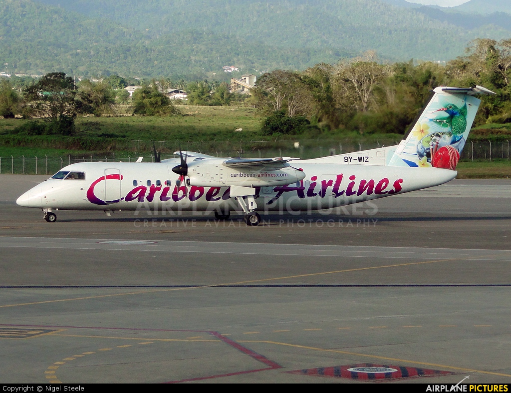 Caribbean Airlines  9Y-WIZ aircraft at Piarco Intl