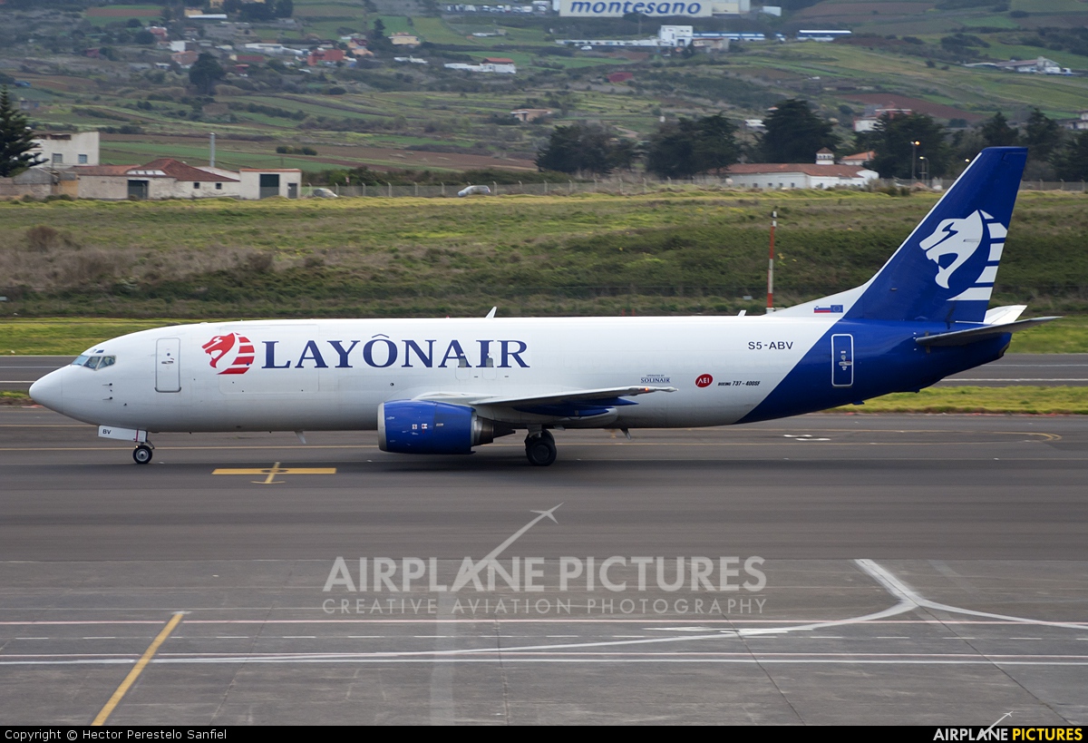 LayonAir Airlines S5-ABV aircraft at Tenerife Norte - Los Rodeos