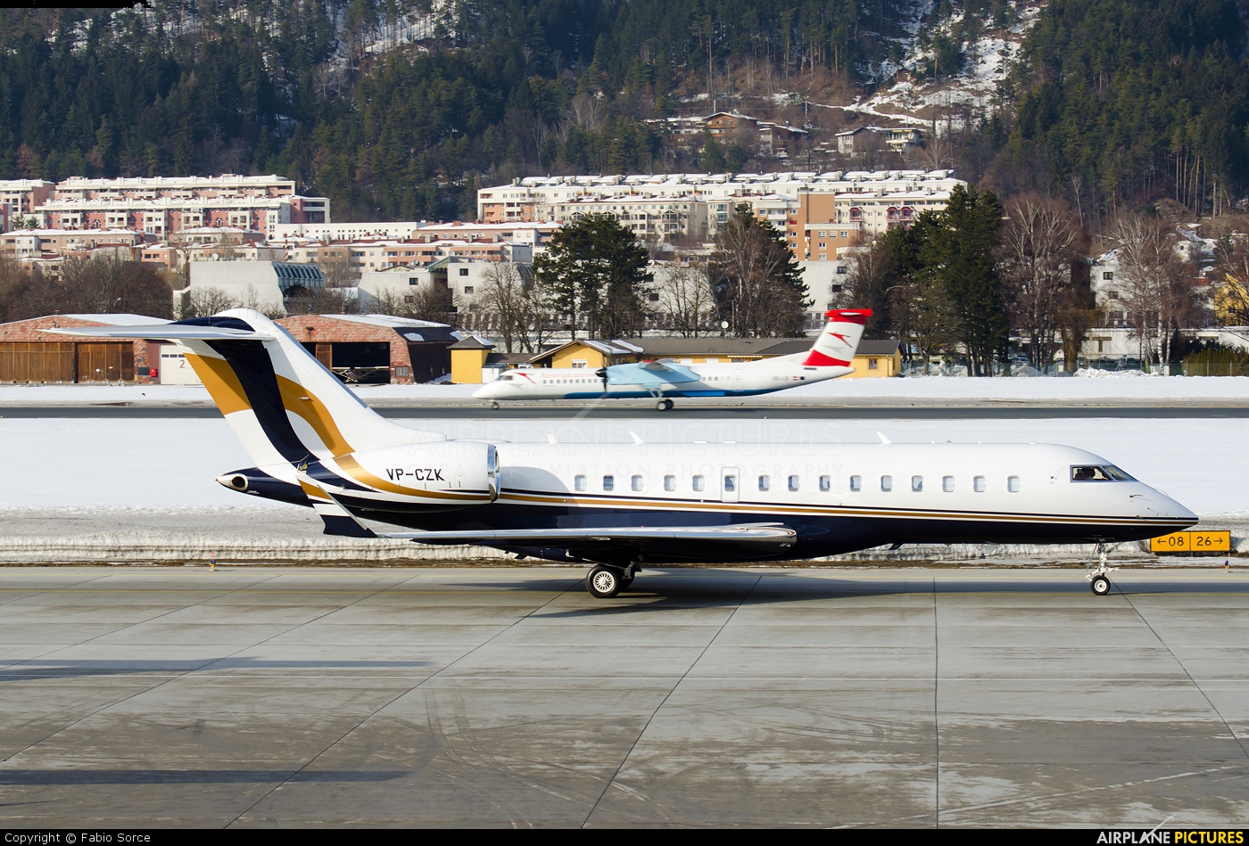 Private VP-CZK aircraft at Innsbruck