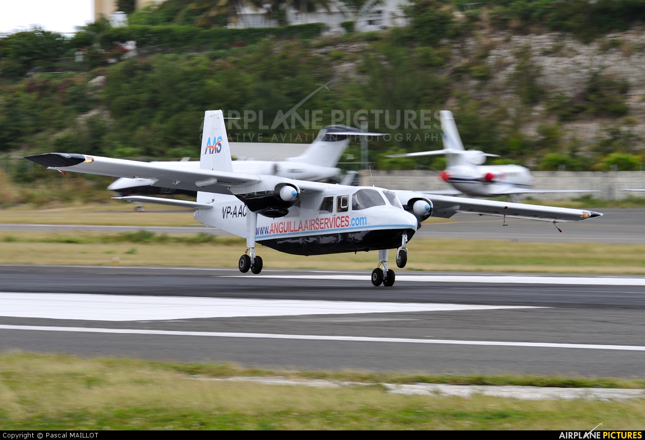 Anguilla Air Services VP-AAC aircraft at Sint Maarten - Princess Juliana Intl