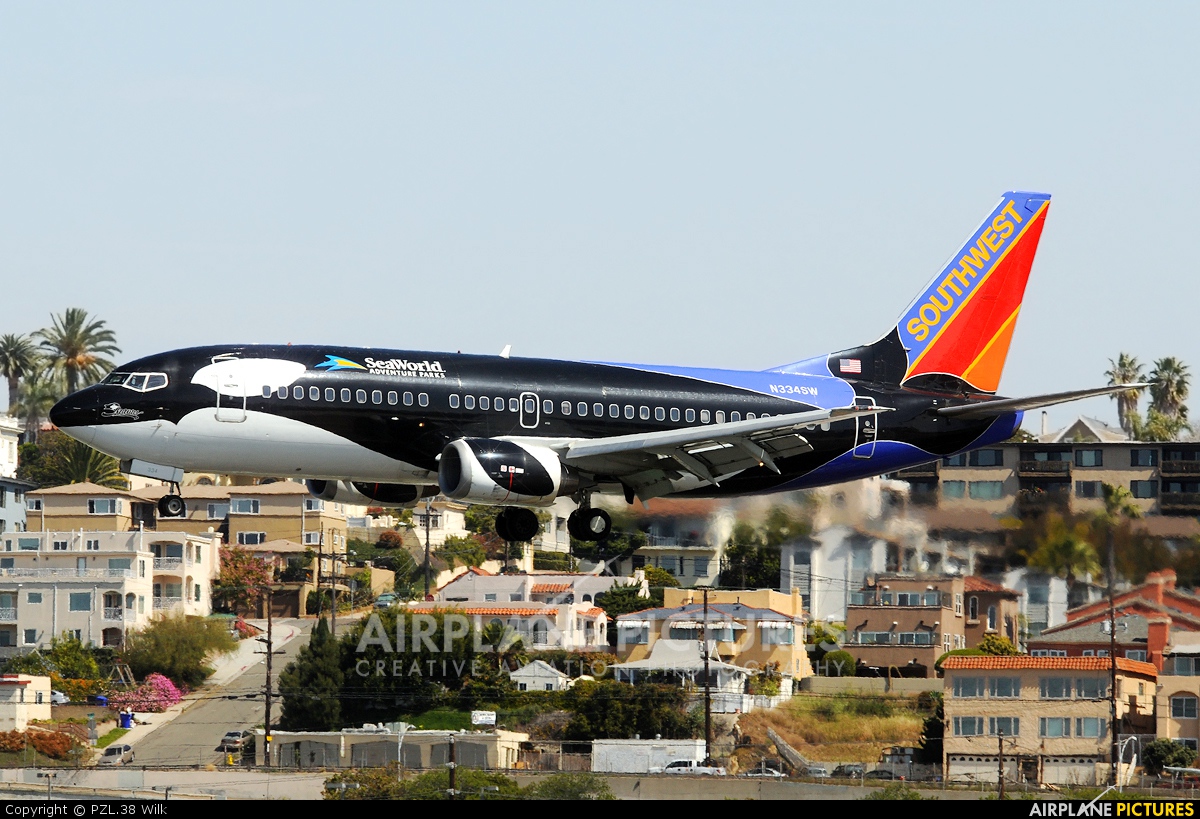 Southwest Airlines N334SW aircraft at San Diego - Lindbergh Field