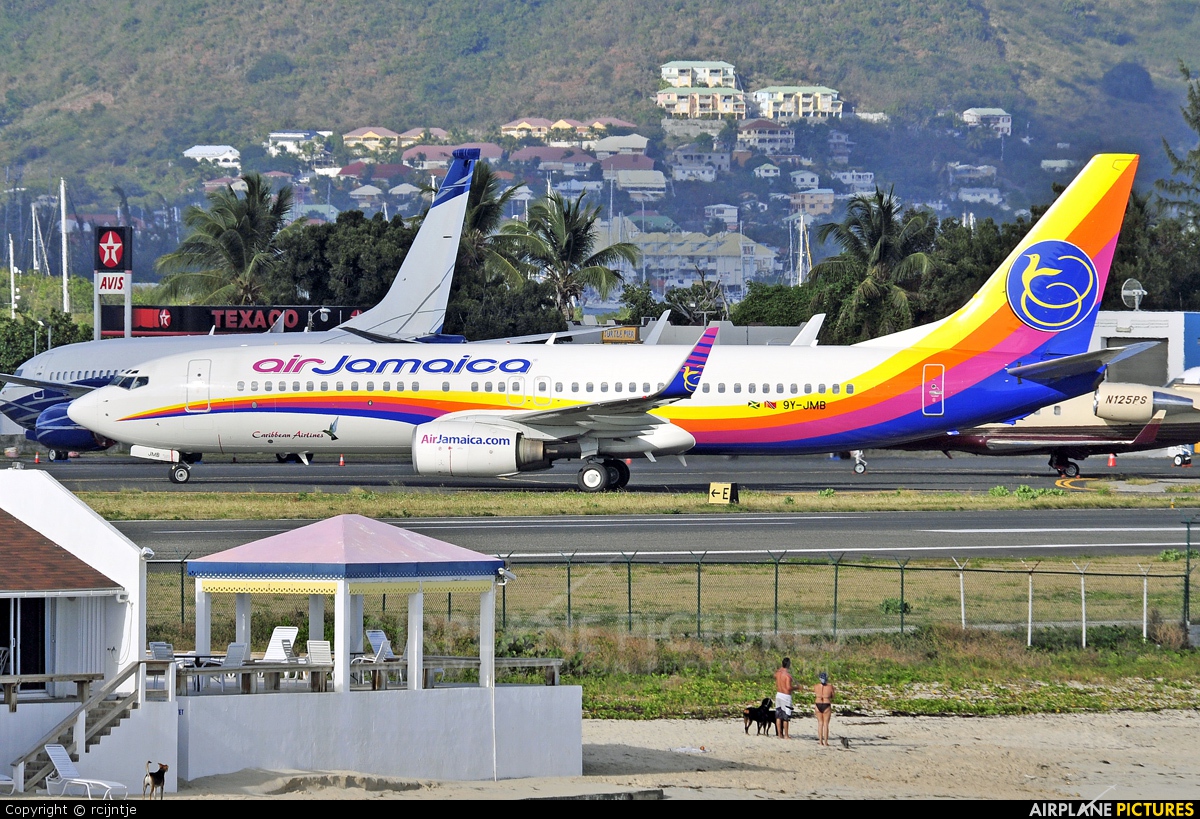 Air Jamaica 9Y-JMB aircraft at Sint Maarten - Princess Juliana Intl