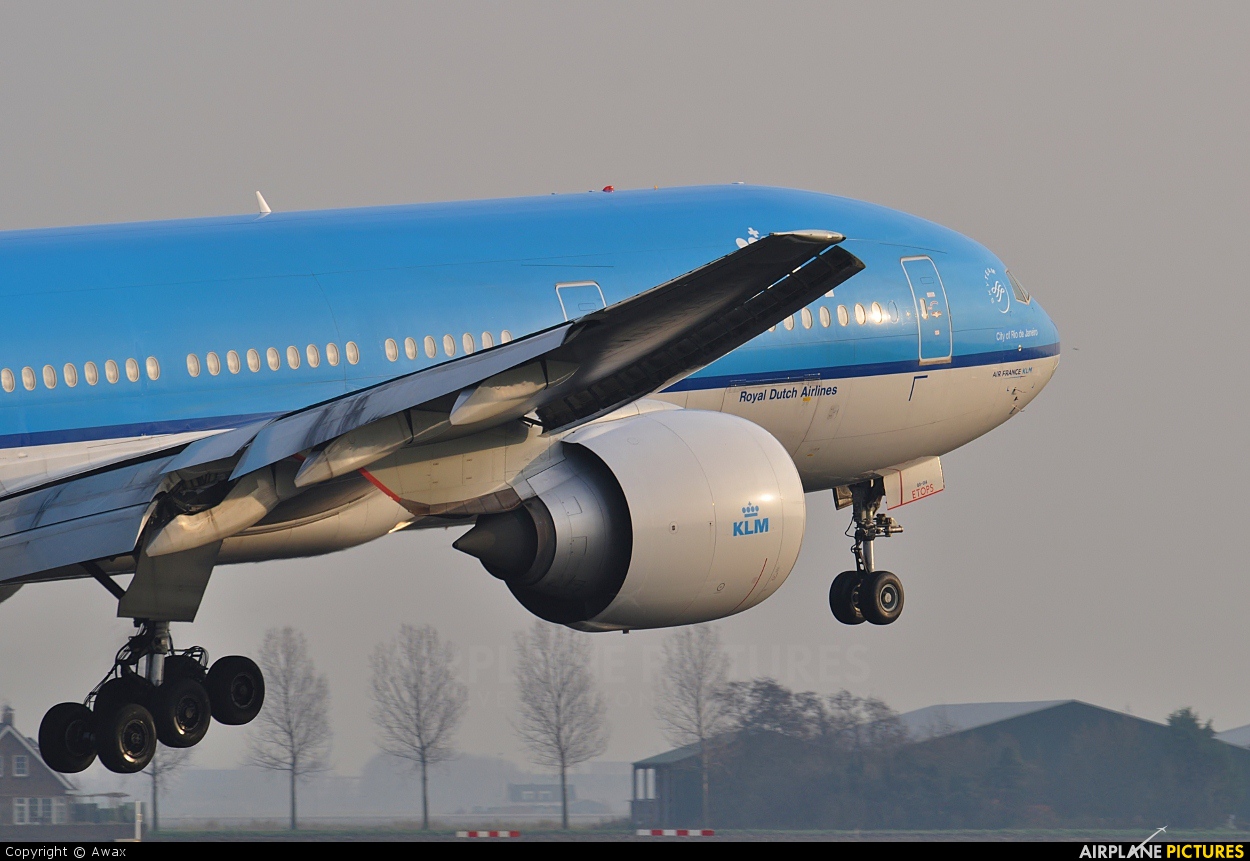 KLM PH-BQO aircraft at Amsterdam - Schiphol